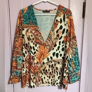 Noracora animal print shirt